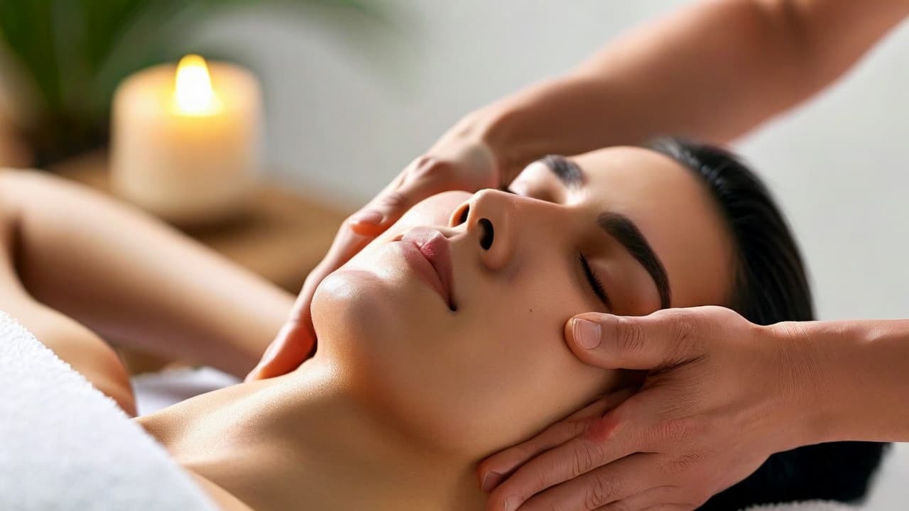 Facial massage treatment